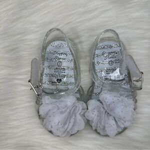Stepping Stones Sparkling Jelly Shoes Girls Size 4